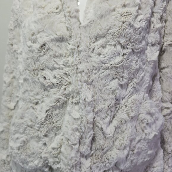 Anthropologie Tiny Editions Glacie Faux Fur Jacket Women's LP Petite - Picture 10 of 16